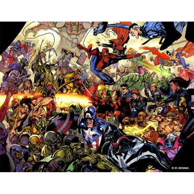 Πίνακας σε καμβά Marvel Comics