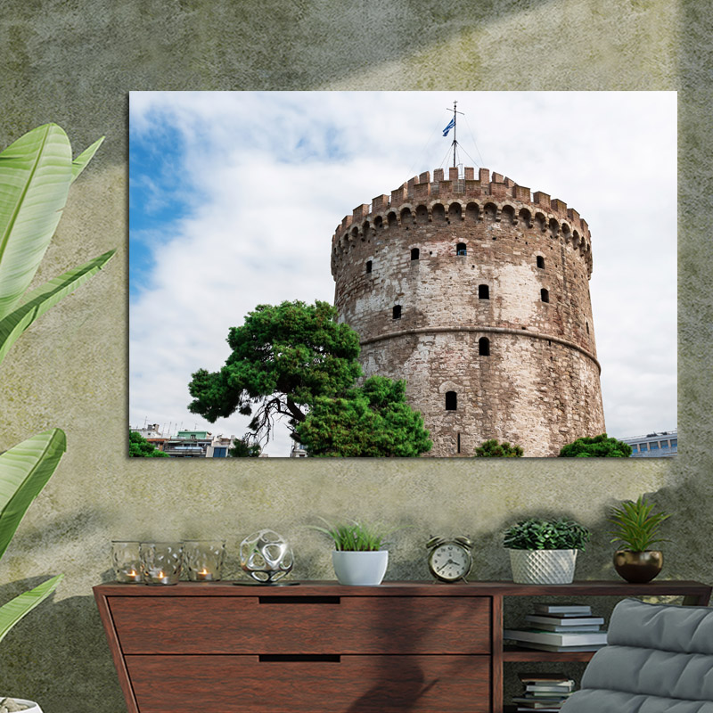 Πίνακας σε καμβά Λευκός Πύργος Θεσσαλονίκης 1