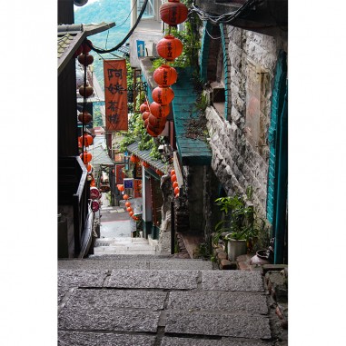 Πίνακας σε καμβά Old Street in Jiufen, Taiwan