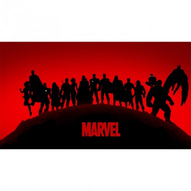 Πίνακας σε καμβά Marvel Universe 