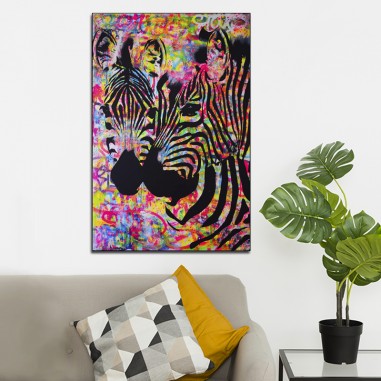 ΠΙΝΑΚΑΣ ΣΕ ΚΑΜΒΑ ZEBRA IN COLOUR
