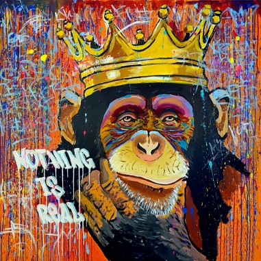 ΠΙΝΑΚΑΣ MONKEY NOTHING IS REAL