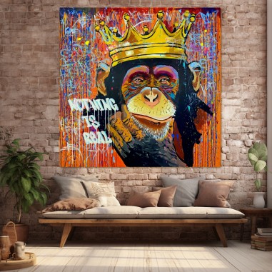 ΠΙΝΑΚΑΣ MONKEY NOTHING IS REAL