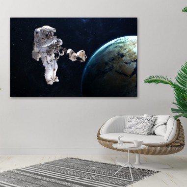 Πίνακας σε καμβά Αστροναύτης στην τροχιά της Γης