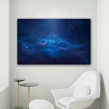 Πίνακας σε καμβά Μπλε Γαλαξίας 3