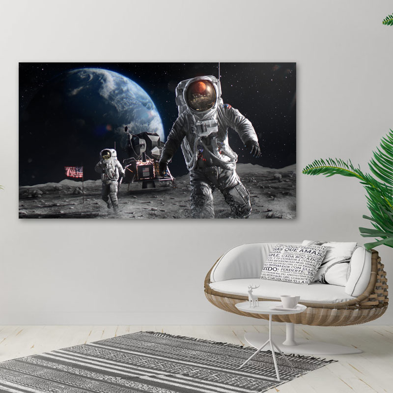 Πίνακας σε καμβά Αστροναύτες