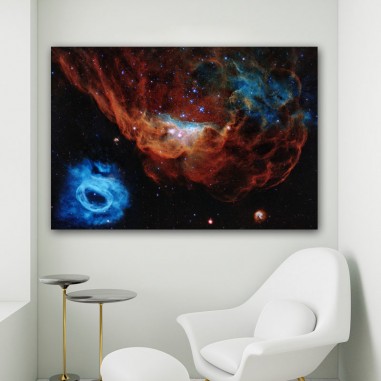 Πίνακας σε καμβά Πολύχρωμος Γαλαξίας 3