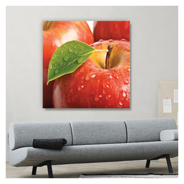 Πίνακας σε καμβά με μήλο