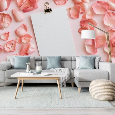Ταπετσαρία τοίχου Rose petals