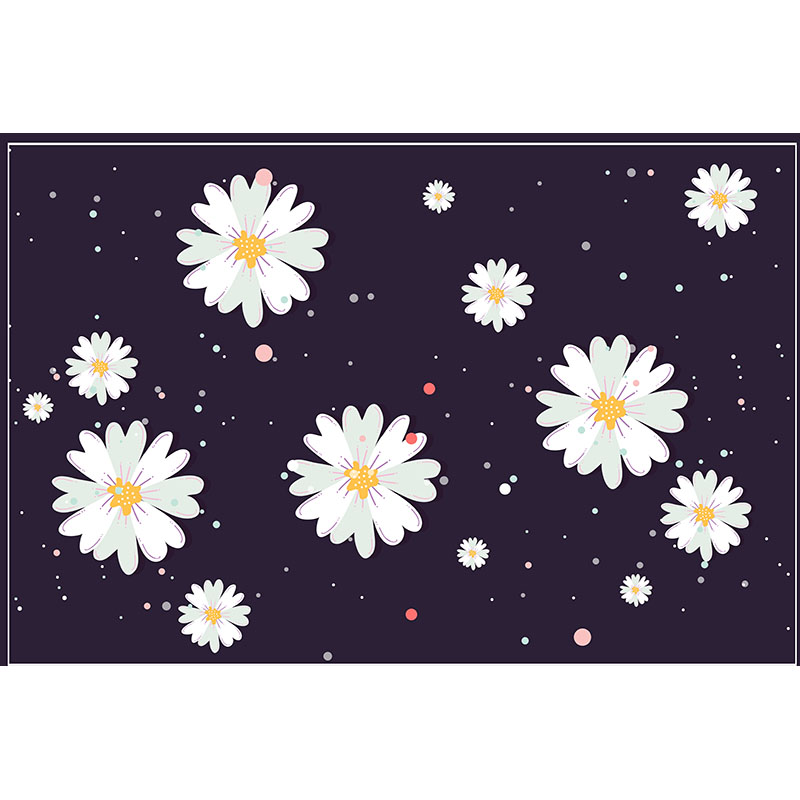 Ταπετσαρία τοίχου White daisies