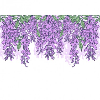 Ταπετσαρία τοίχου Wisteria Floral
