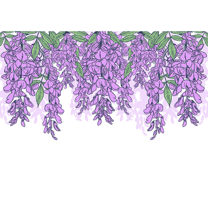 Ταπετσαρία τοίχου Wisteria Floral