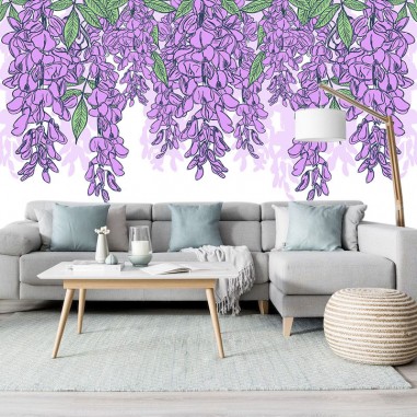 Ταπετσαρία τοίχου Wisteria Floral