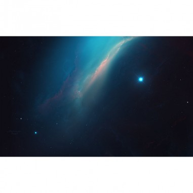 Πίνακας σε καμβά Γαλαξίας Γαλάζιες Αποχρώσεις