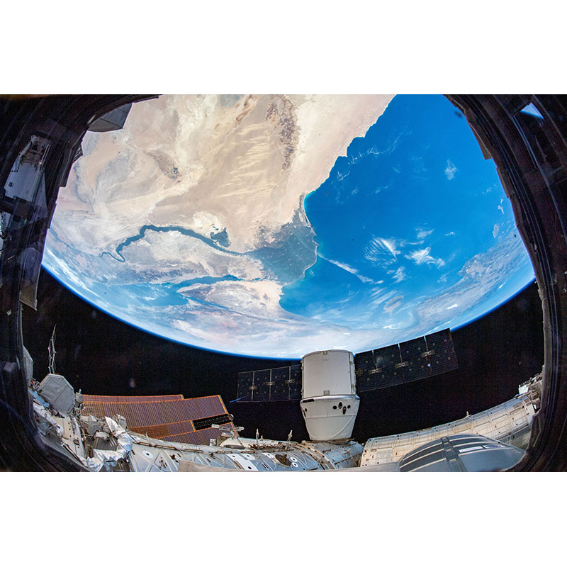 Πίνακας σε καμβά Θέα από το Διαστημόπολοιο