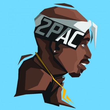 Πίνακας σε καμβά 2pac 