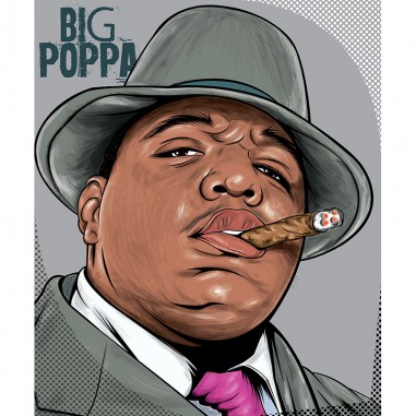 Πίνακας σε καμβά Biggie Smalls Big Poppa