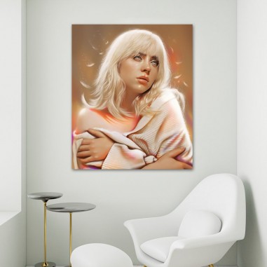 Πίνακας σε καμβά Billie Eilish 4