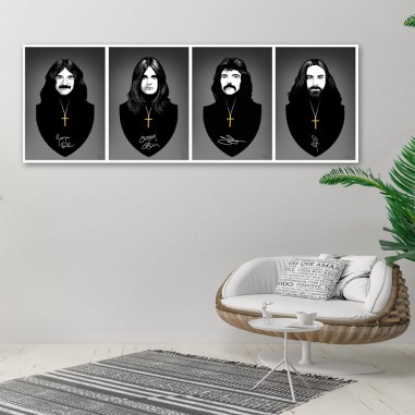 Πίνακας σε καμβά Black Sabbath Portraits