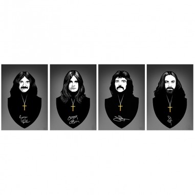Πίνακας σε καμβά Black Sabbath Portraits