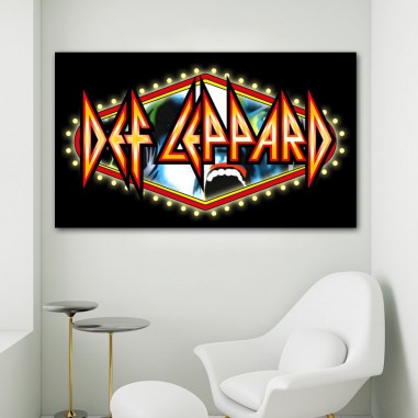 Πίνακας σε καμβά Def Leppard 