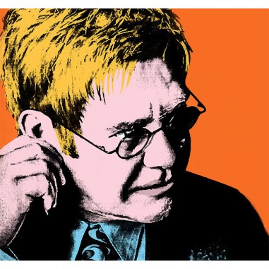 Πίνακας σε καμβά Elton John Pop Art