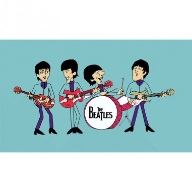 Πίνακας σε καμβά The Beatles Cartoon