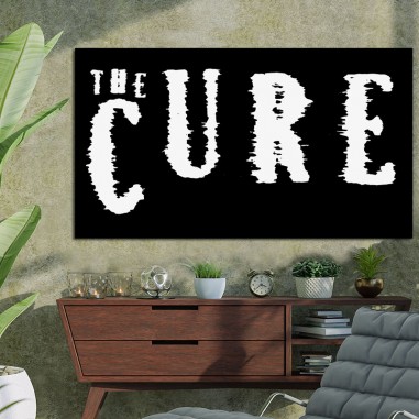 Πίνακας σε καμβά The Cure Logo