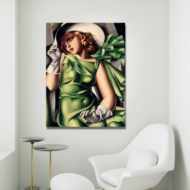 Πίνακας της Tamara Lempicka-Jeune Fille En Vert