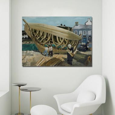 Πίνακας του Christopher Wood-Building the Boat