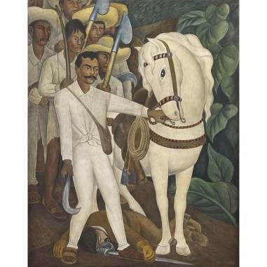 Πίνακας του Diego Rivera-Agrarian Leader Zapata