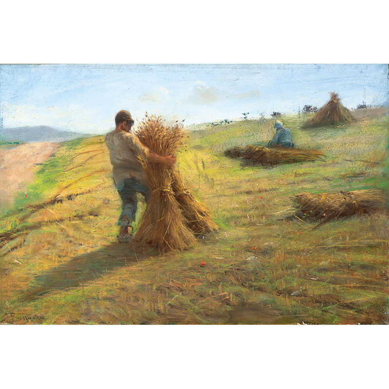Πίνακας του Federigo Rossano-Grain Harvest