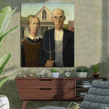 Πίνακας του Grant Wood-American Gothic