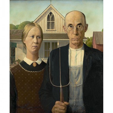 Πίνακας του Grant Wood-American Gothic