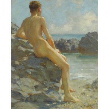 Πίνακας του Henry Scott Tuke-The Bather