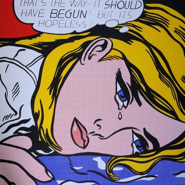 Πίνακας του Roy Lichtenstein- Hopeless