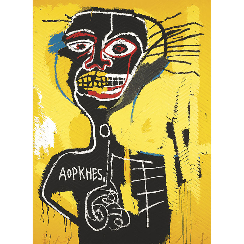 Πίνακας του Jean-Michel Basquiat-Cabeza