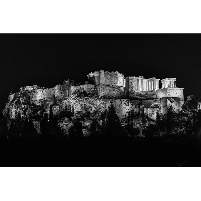 Πίνακας σε καμβά Ακρόπολη Ασπρόμαυρο Πίνακας σε καμβά Ακρόπολη Ασπρόμαυρο