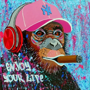 ENJOY YOUR LIFE MONKEY