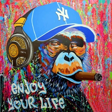 ENJOY YOUR LIFE MONKEY 2