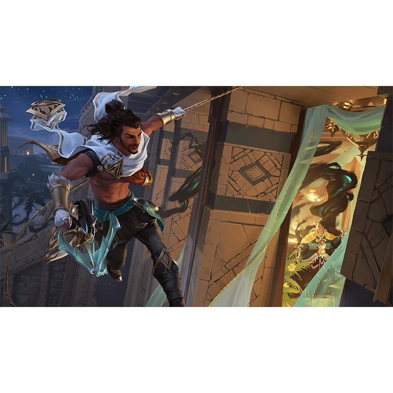 Πίνακας σε καμβά με Akshan the rogue sentinel league of legends Art Πίνακας σε καμβά με Akshan the rogue sentinel league of legends Art