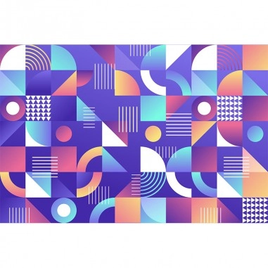 Πίνακας με Gradient Shapes