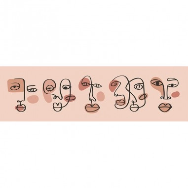 Πίνακας σε καμβά Abstract Faces 2 