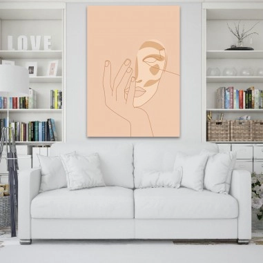 Πίνακας σε καμβά Abstract Woman 2
