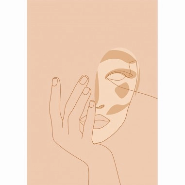 Πίνακας σε καμβά Abstract Woman 2