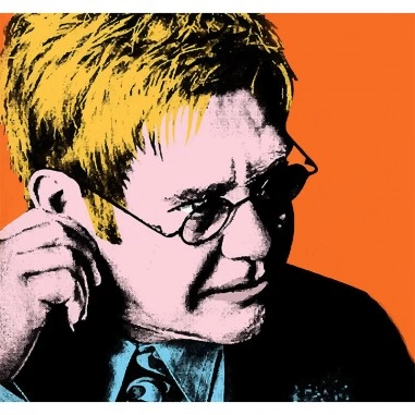 Πίνακας σε καμβά Elton John Pop Art