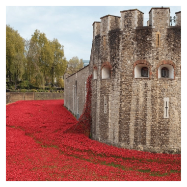 Πίνακας σε καμβά με London castle