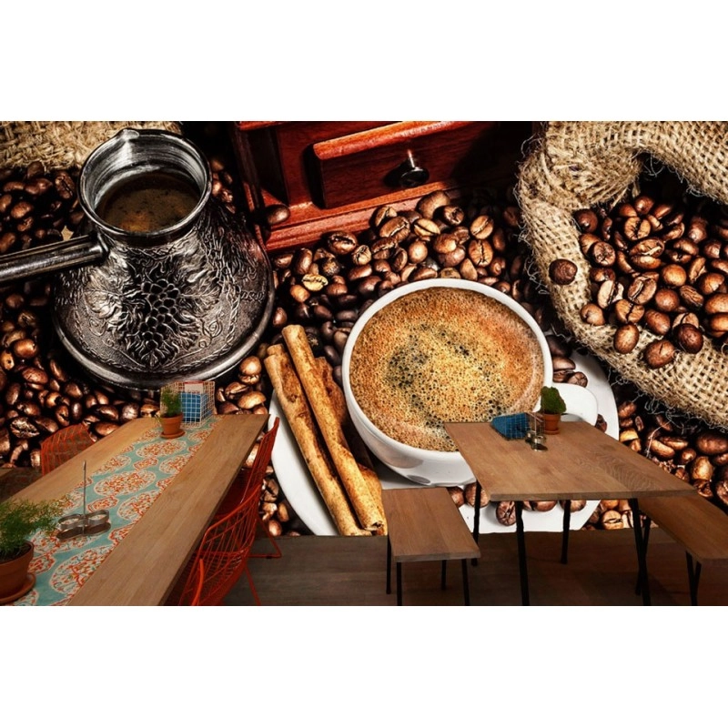 διακόσμηση καφετερίας με μουσικό αυτοκόλλητο