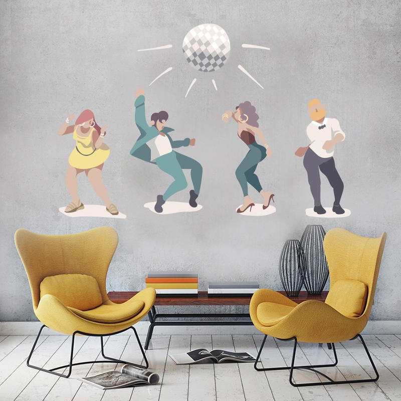 Αυτοκολλητα τοιχου για σαλονι