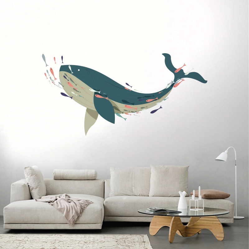 Αυτοκόλλητα τοίχων για σαλόνι